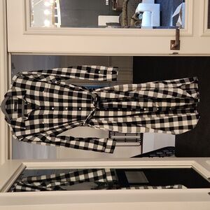 LAUREN Checked Shirtdress